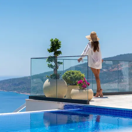 Ultra Luxurious Magnificent Sea View In Kalkan Kalamar Bay 3 빌라 카스