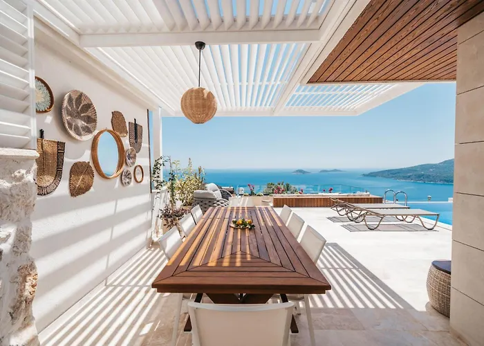Ultra Luxurious Magnificent Sea View In Kalkan Kalamar Bay 卡斯