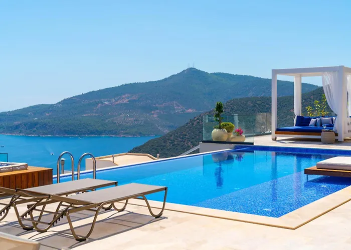 Ultra Luxurious Magnificent Sea View In Kalkan Kalamar Bay 别墅 卡斯