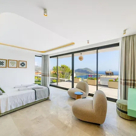 Вилла Ultra Luxurious Magnificent Sea View In Kalkan Kalamar Bay *