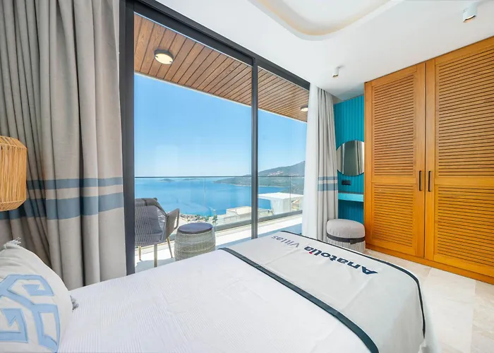 Ultra Luxurious Magnificent Sea View In Kalkan Kalamar Bay Villa *