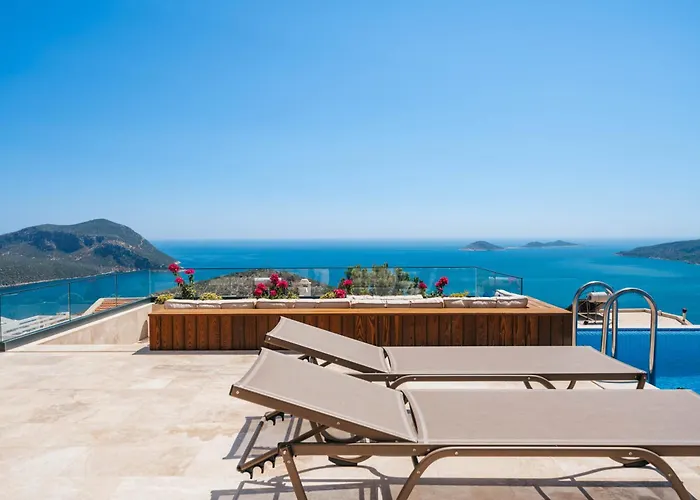 Ultra Luxurious Magnificent Sea View In Kalkan Kalamar Bay Villa *